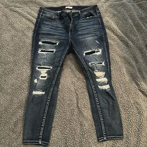 Woman’s Cello Jeans size 22 dark blue jeans